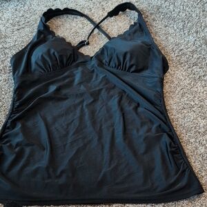 Merona Black Halter Swim Top